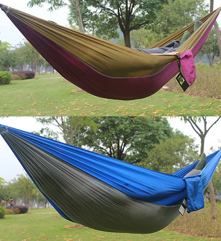 1 Person Parachute Hammock For Single Outdoor Hunting Survival Portable Hamac Garden Yard Patio Leisure Hanging