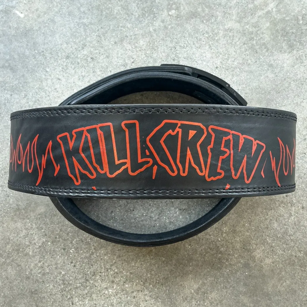 10MM LEVER BELT - FLAME RED