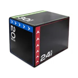 3-In-1 Plyo High Density Stackable Foam Plyometric Box