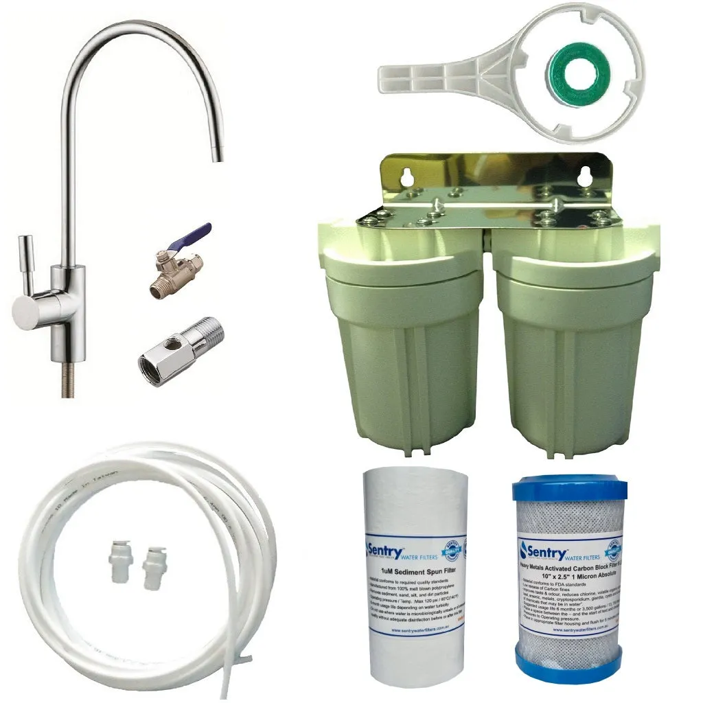 5"x2.5" Compact Sediment   Carbon Replacement Water Filters
