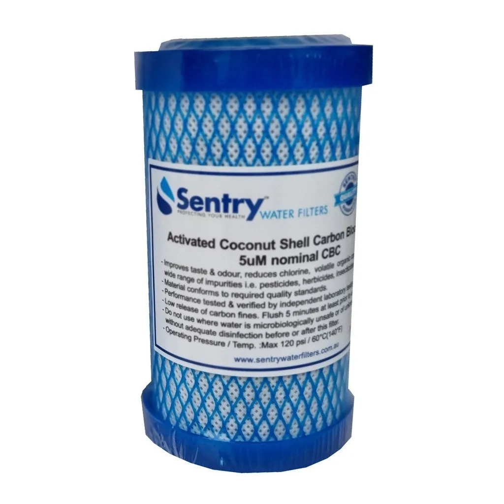5"x2.5" Compact Sediment   Carbon Replacement Water Filters