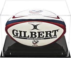 Acrylic Rugby Ball Display Case - Clear (B41/A004)