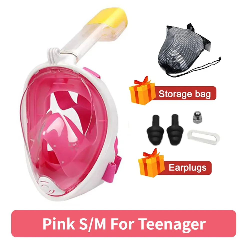 Anti-Fog Snorkel Mask Full Face Snorkeling Mask
