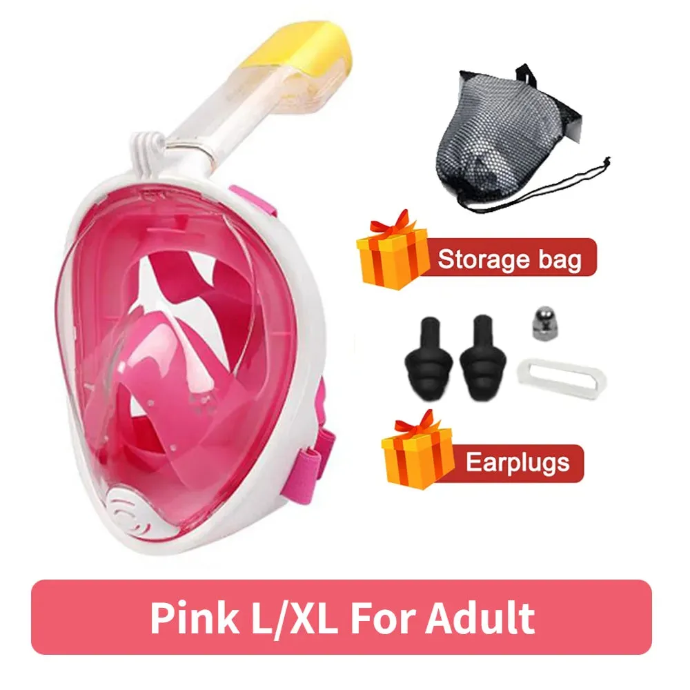 Anti-Fog Snorkel Mask Full Face Snorkeling Mask