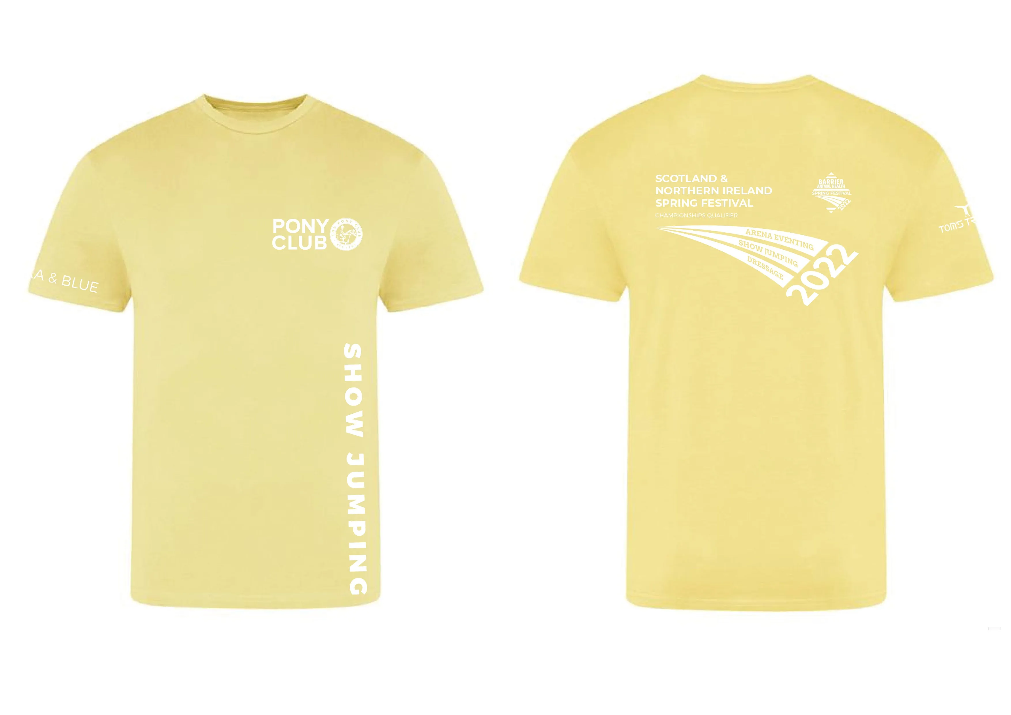 Area Pony Club Spring 2022 Show Jumping T- Shirt