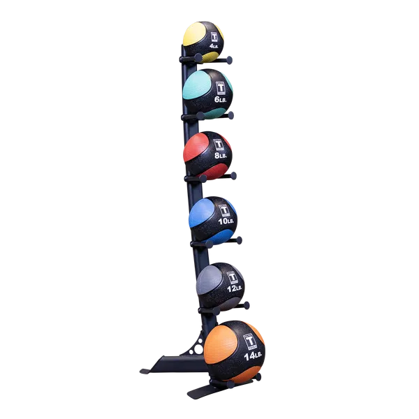 Body Solid Medicine Ball Set with Rack #GMR10-PACK