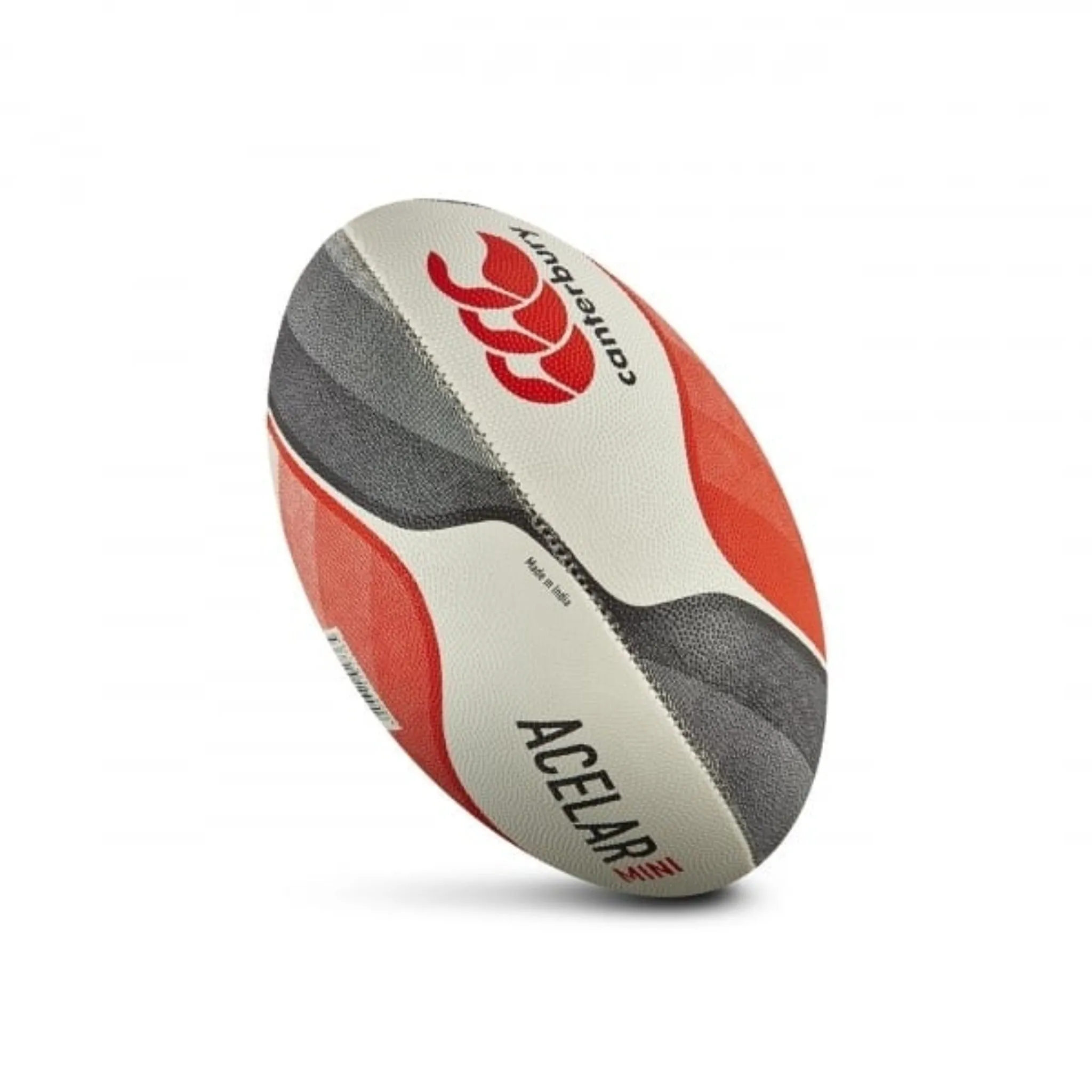 Canterbury Acelar Mini Rugby Ball - Unisex - White/Red/Grey
