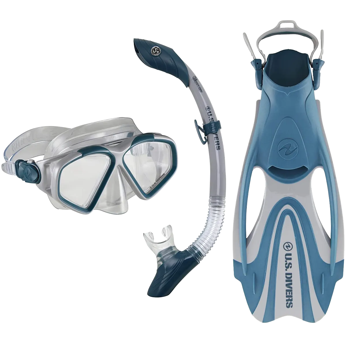 Cozumel TX Island Dry Snorkel & Proflex FX Set