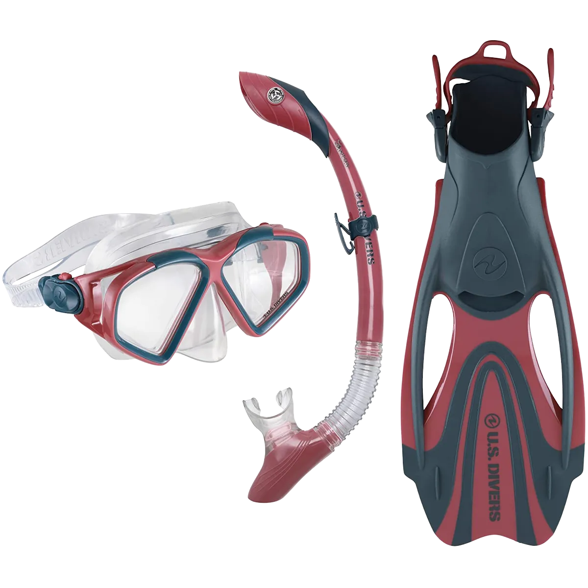 Cozumel TX Island Dry Snorkel & Proflex FX Set