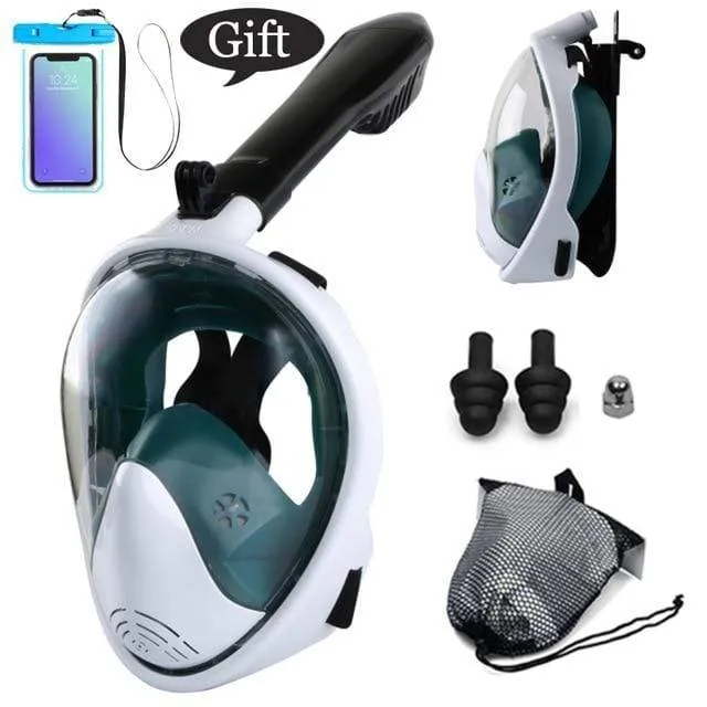 CSG Anti Fog Face Mask Snorkel Set