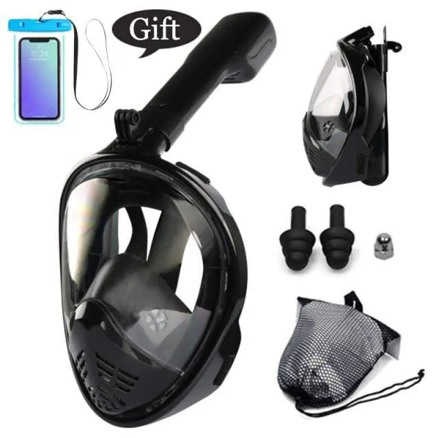 CSG Anti Fog Face Mask Snorkel Set