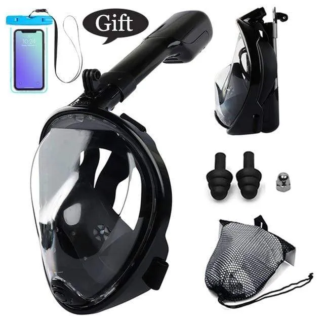 CSG Anti Fog Face Mask Snorkel Set