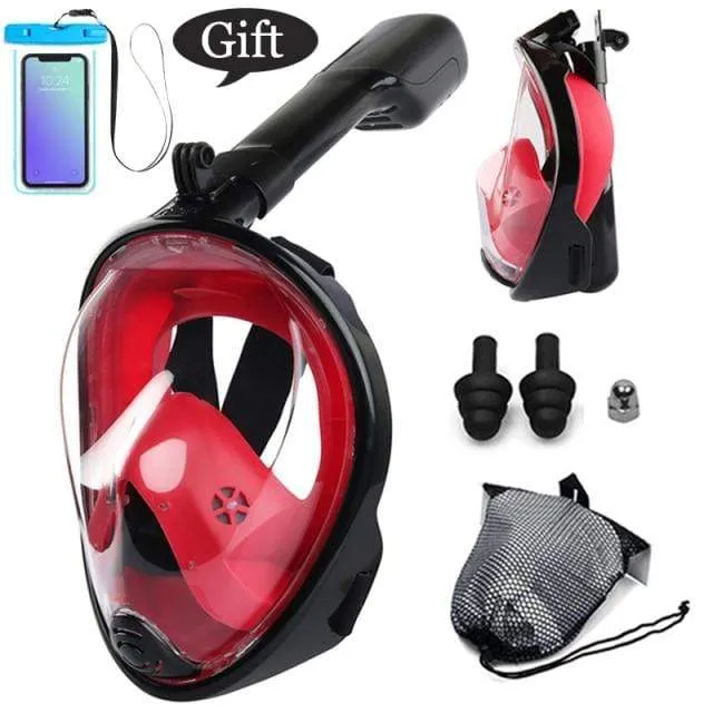 CSG Anti Fog Face Mask Snorkel Set