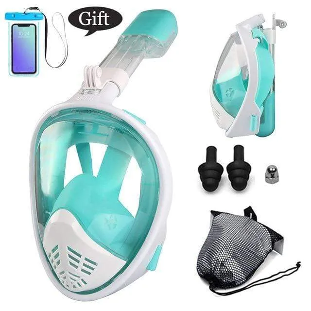CSG Anti Fog Face Mask Snorkel Set