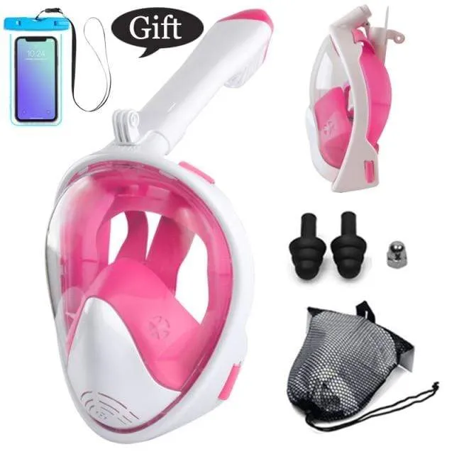 CSG Anti Fog Face Mask Snorkel Set