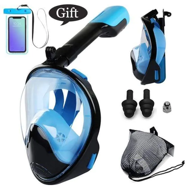 CSG Anti Fog Face Mask Snorkel Set