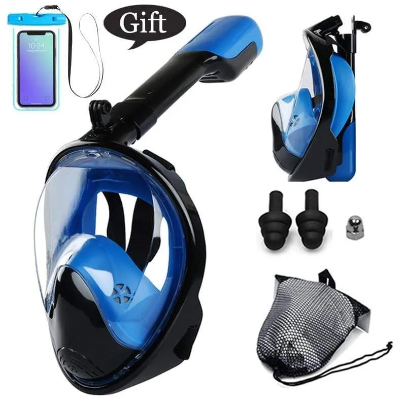 CSG Anti Fog Face Mask Snorkel Set
