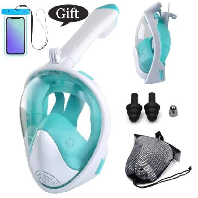 CSG Anti Fog Face Mask Snorkel Set
