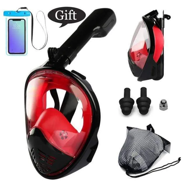 CSG Anti Fog Face Mask Snorkel Set