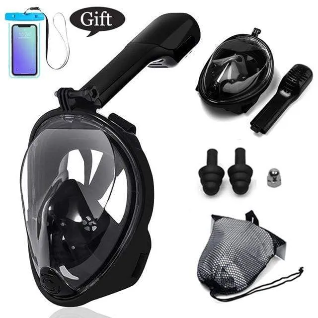 CSG Anti Fog Face Mask Snorkel Set