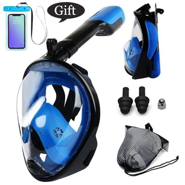 CSG Anti Fog Face Mask Snorkel Set
