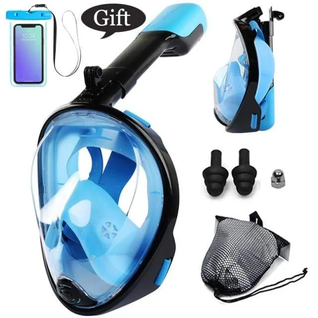 CSG Anti Fog Face Mask Snorkel Set