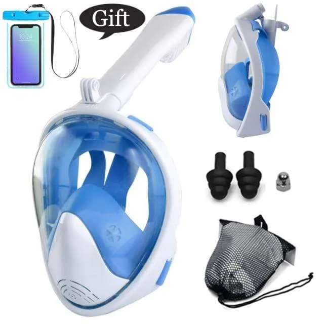 CSG Anti Fog Face Mask Snorkel Set
