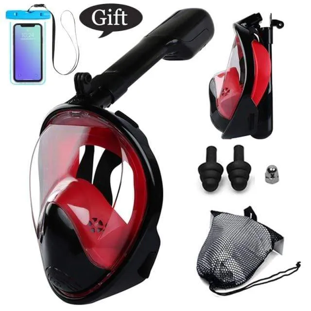CSG Anti Fog Face Mask Snorkel Set