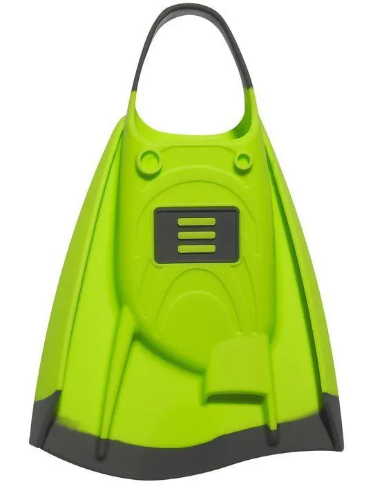 DMC Fins  ELITE Max Fluro Green Double Rail - Swim Fins