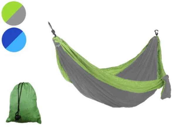 Double Hammock - 270cm x 135cm - Blue & Green