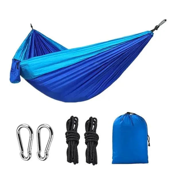 Double Hammock - 270cm x 135cm - Blue & Green