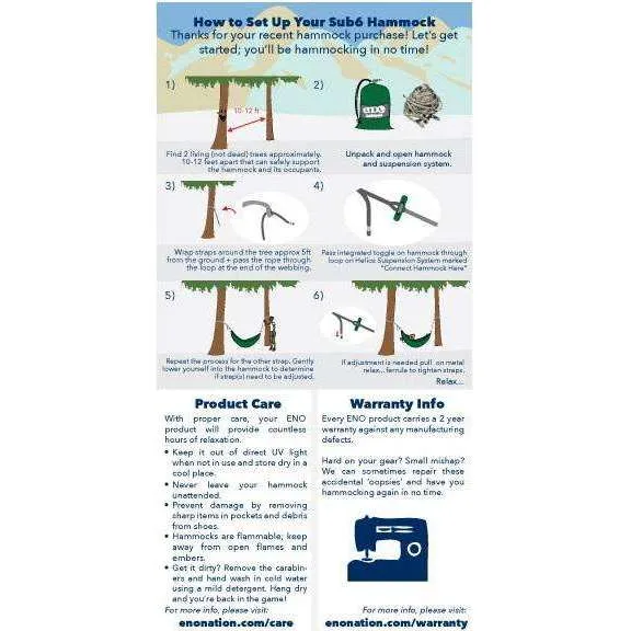 ENO Sub6 Hammock