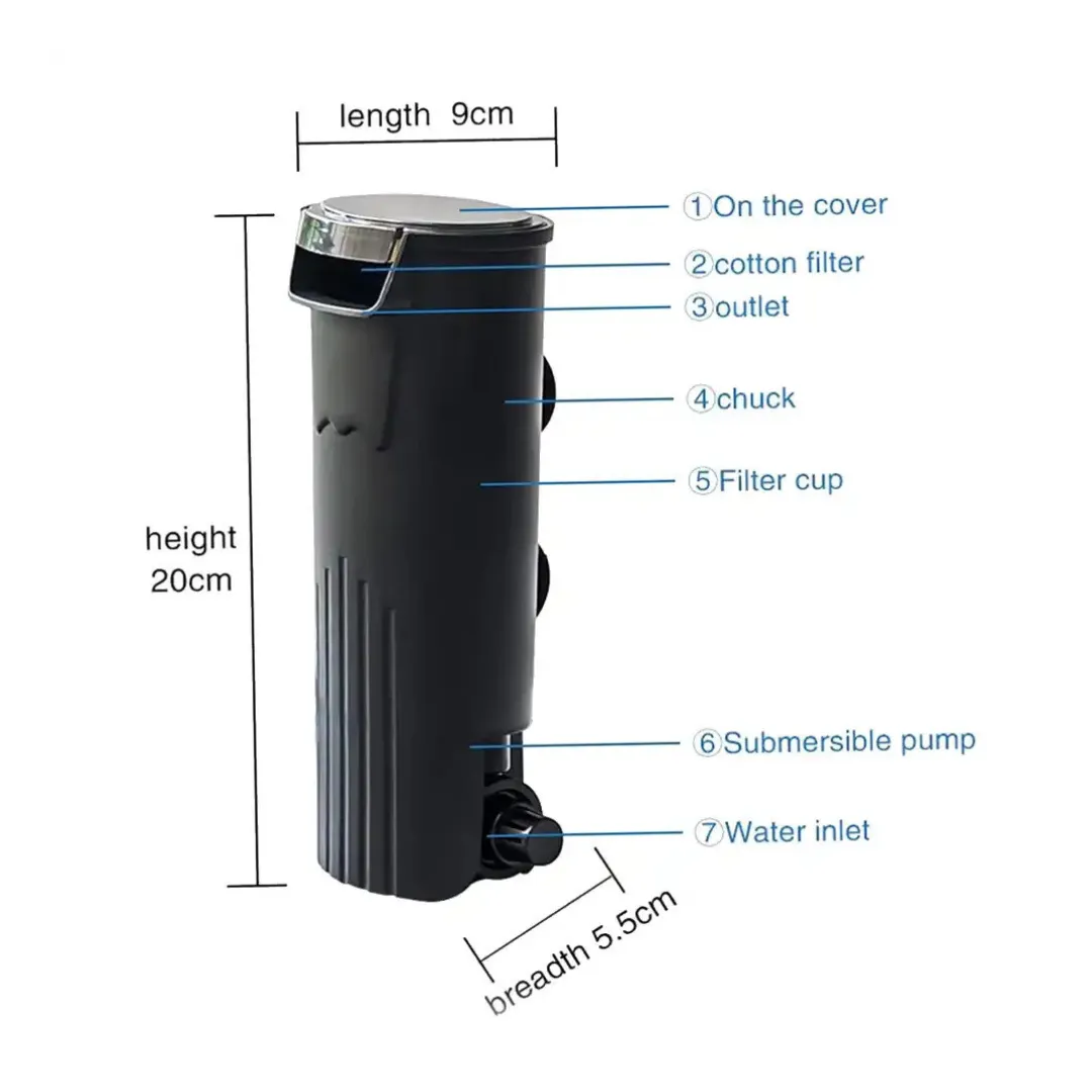 External Hangon Filter SOBO WP-208H