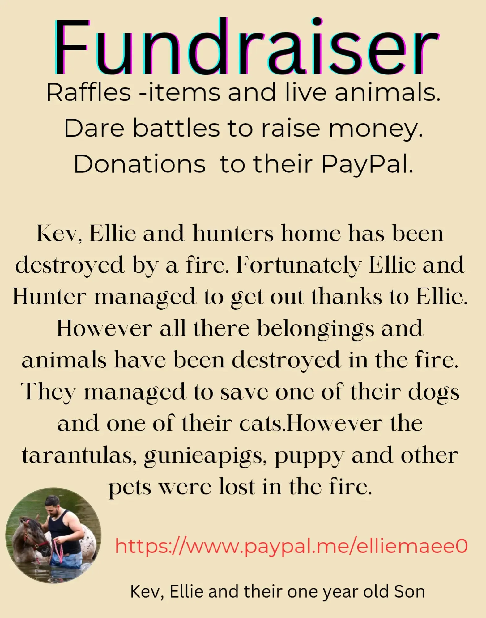 Fundraiser Live animals Raffle