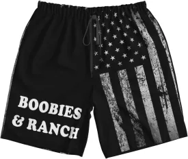 Funny Swim Trunks with Liner Beach Shorts Quick Dry Men'S Swimming Trunks Swim Suit