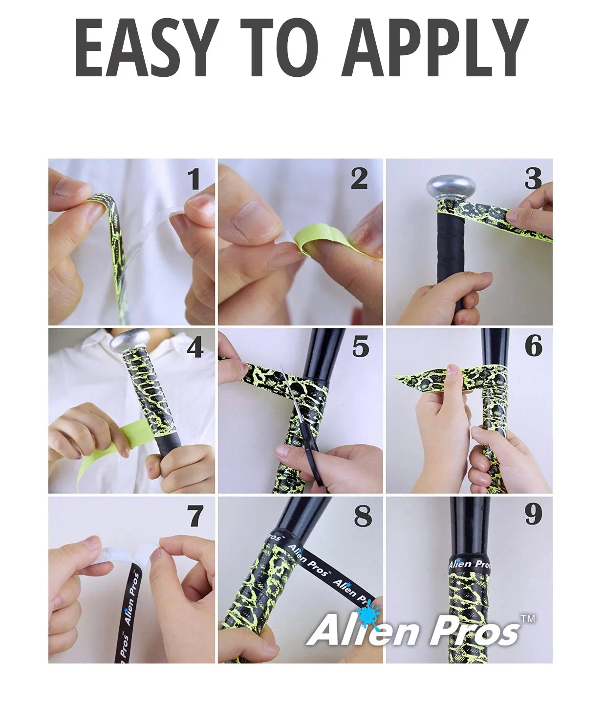 HYPERPLANE Alien Pros Super X0.5 Baseball grips