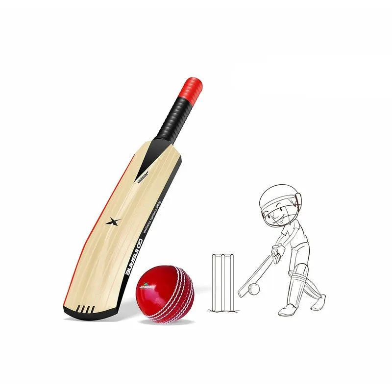 Jaspo Hybrid Composite Hard Plastic Cricket Bat (Bat with a Ball) Size 5 | (PU Filled Inside) | 12  Years