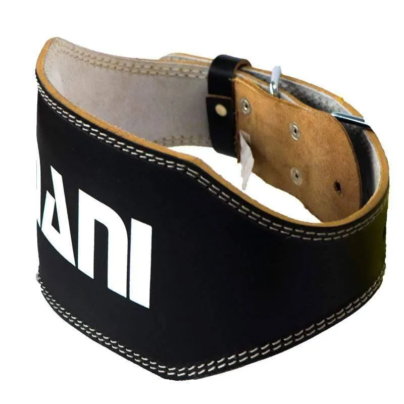 Leather 6" Weight Training Belt