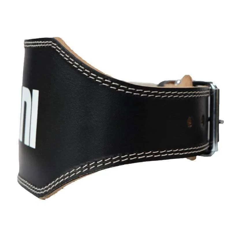 Leather 6" Weight Training Belt