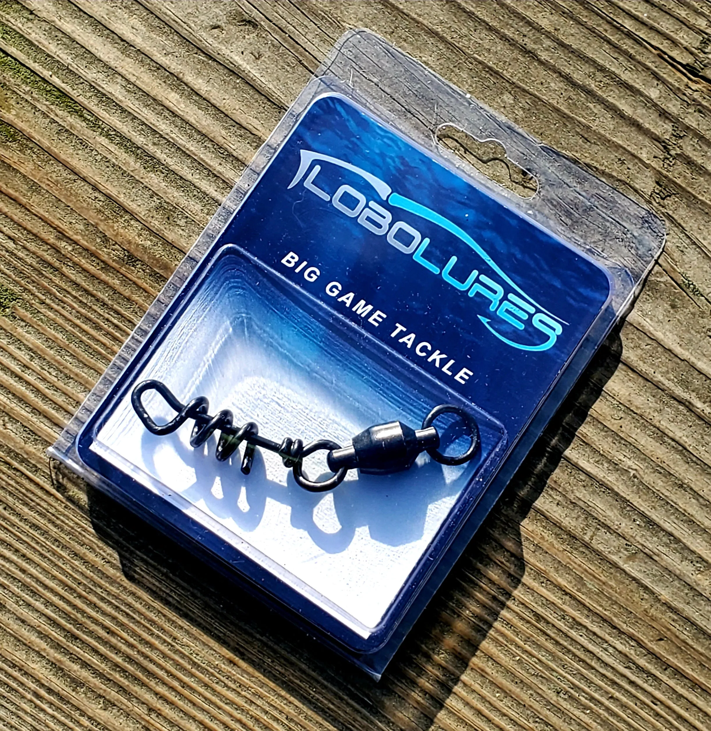 Lobo Lures 350lb Quick Release Heavy Duty Ball Bearing Dredge Corkscrew Swivel