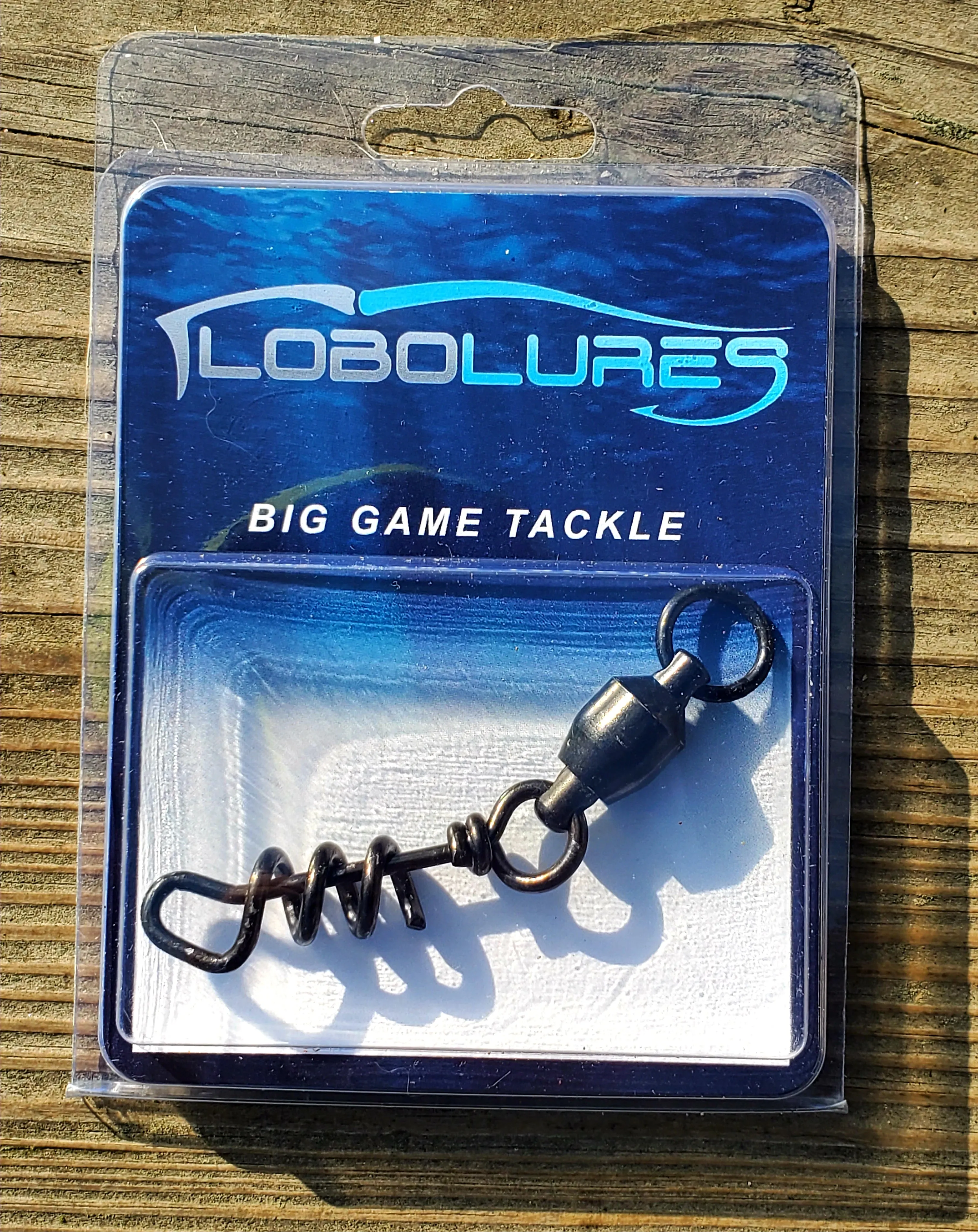 Lobo Lures 450lb Quick Release Heavy Duty Ball Bearing Dredge Corkscrew Swivel