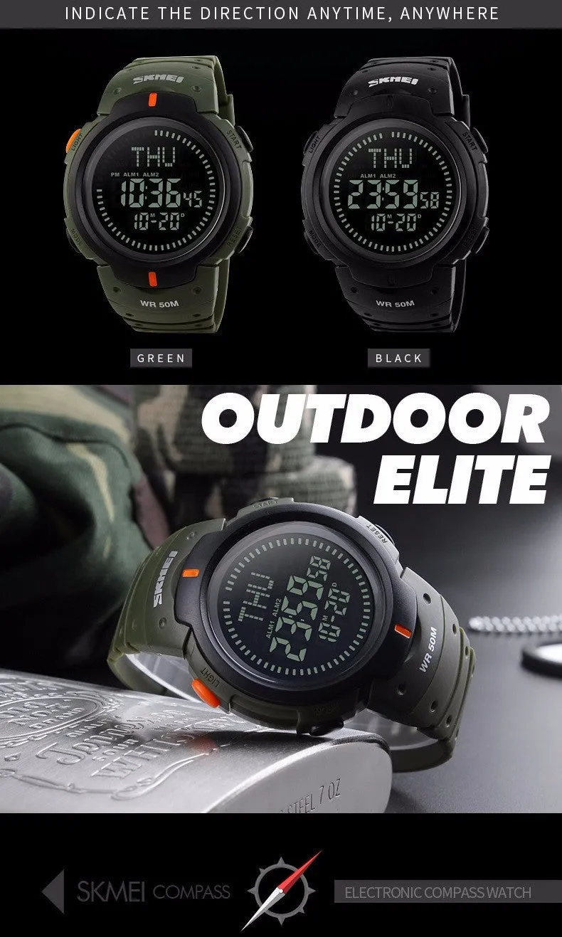 Military Compass Watch
