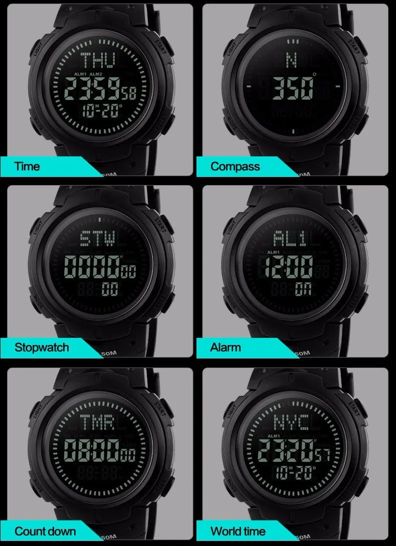 Military Compass Watch