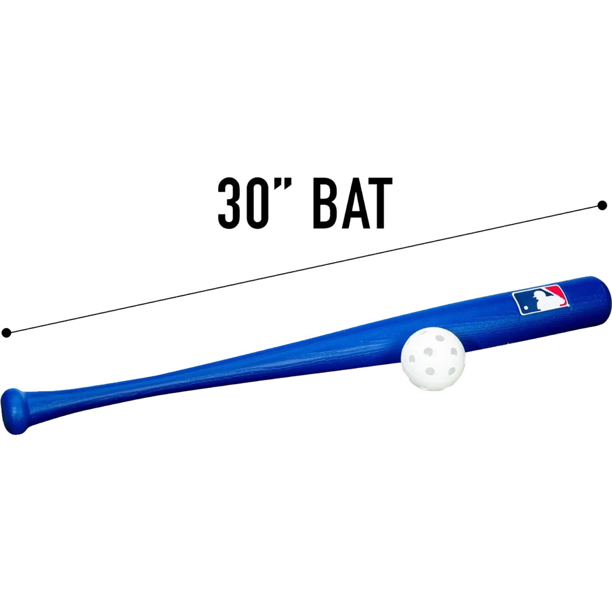 MLB 30" Kids Plastic Bat/Ball Set