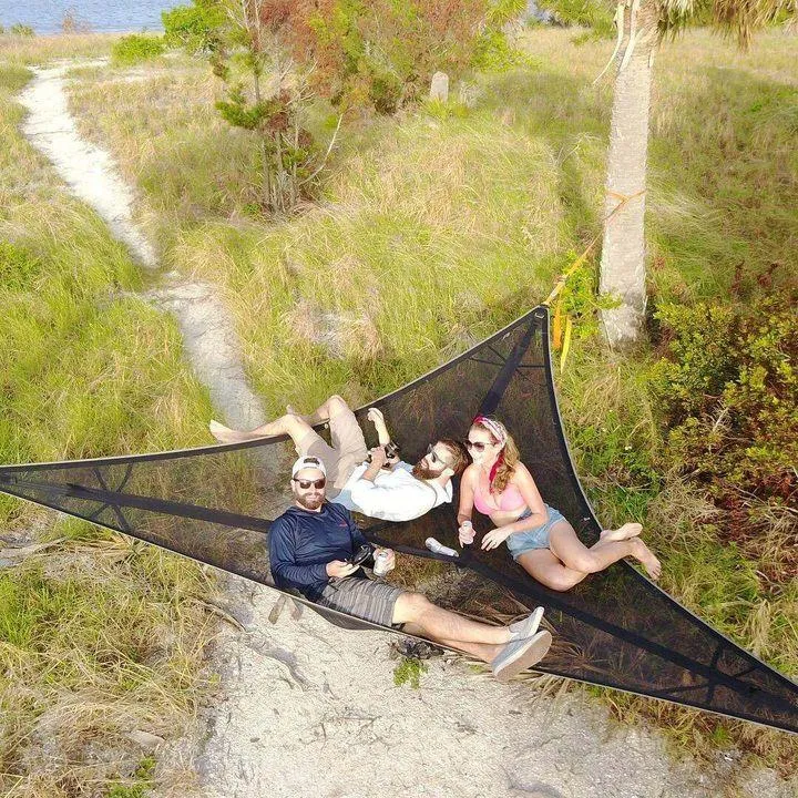 Multi-Person Camping Hammock Three Point Design