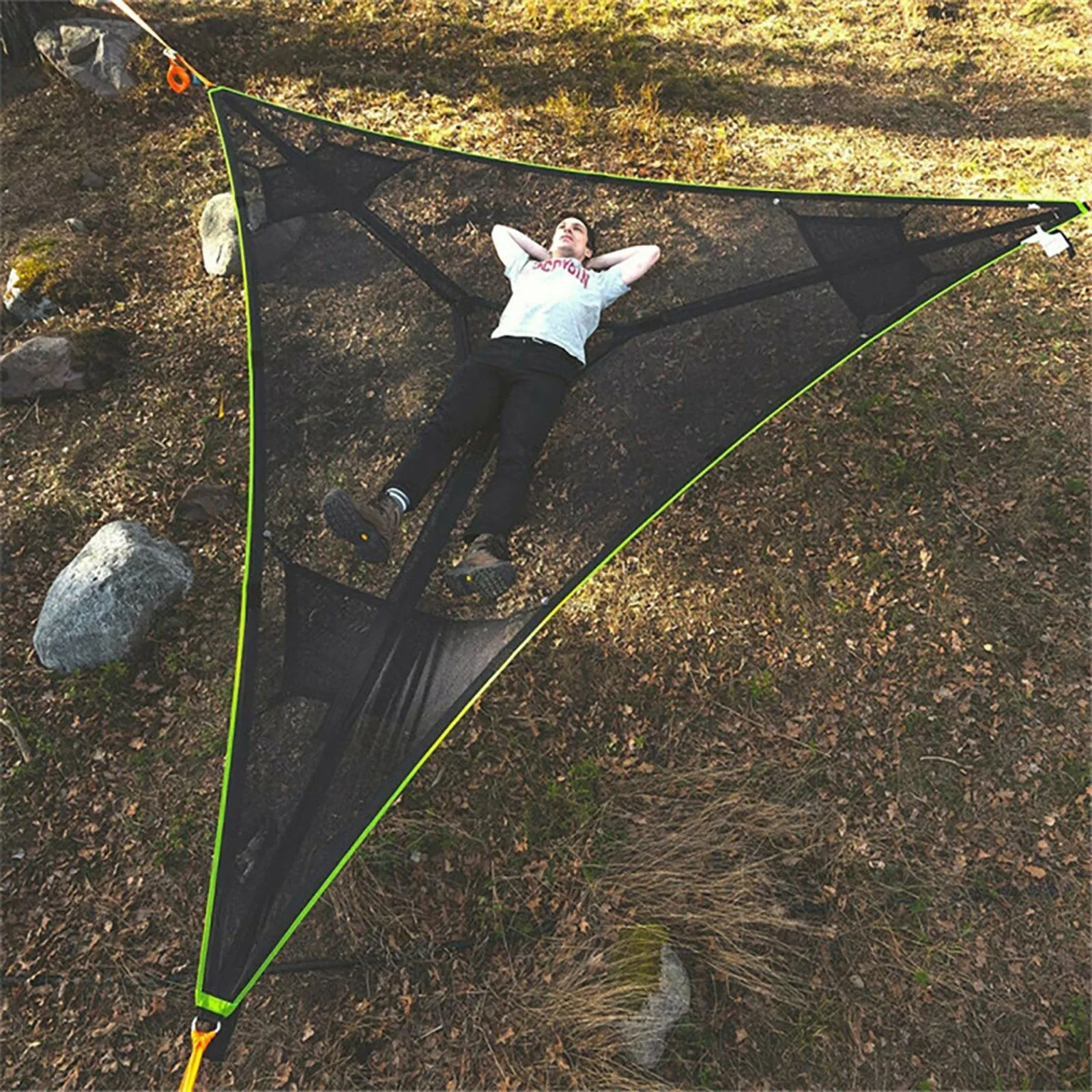 Multi-Person Camping Hammock Three Point Design