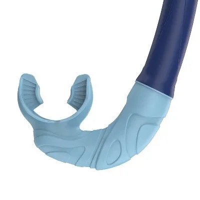 New - Speedo Adult Travel Snorkel Mask Set - Navy