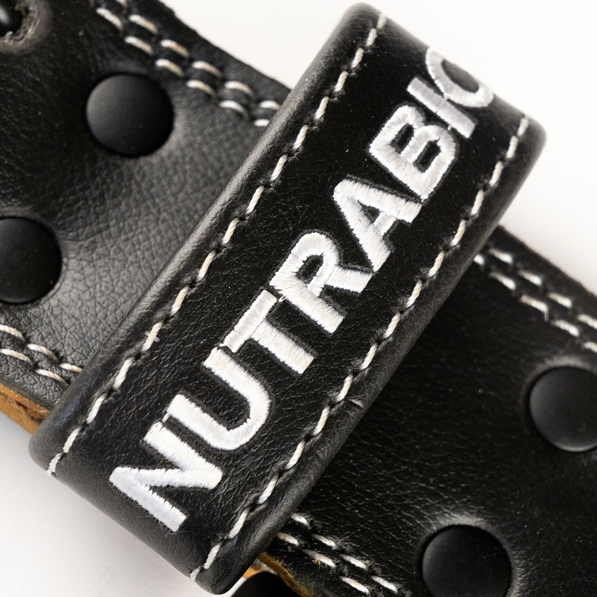 NutraBio 6" Padded Leather Lifting Belt