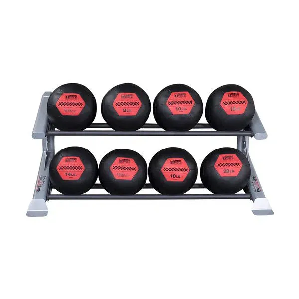 Pro ClubLine Modular Storage Rack w/ Medicine Ball Tiers