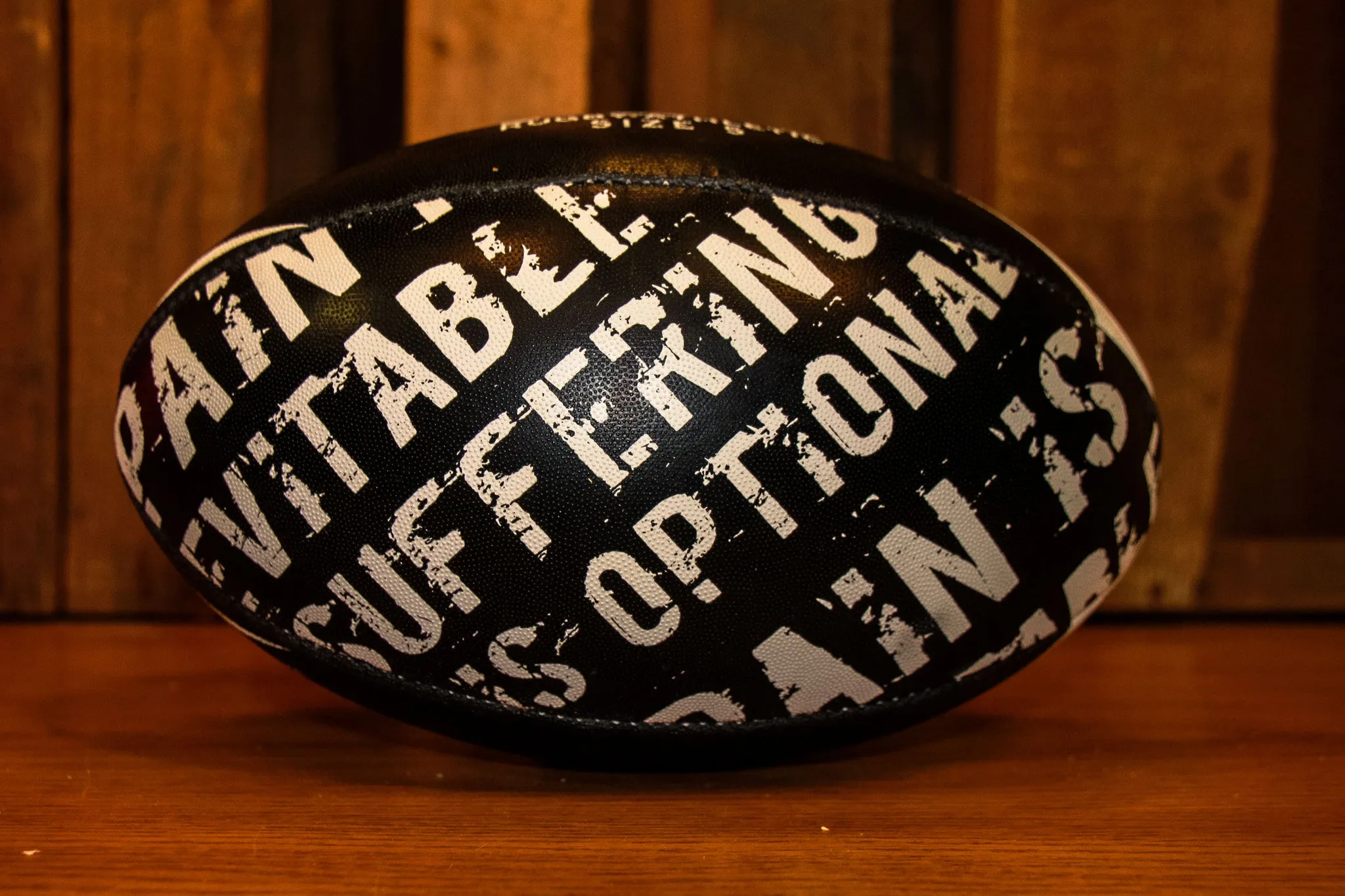 *RA Pain is Inevitable Rugby Ball - Size 5